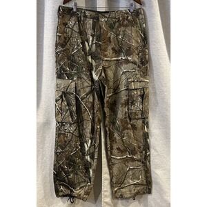 Mens 36-38 L Realtree Xtra Camo Cargo Baggy Loose Hunting Outdoor Pants‎